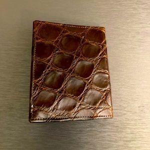 Vintage Tex Tan Alligator Skin Wallet